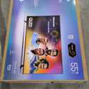 Hisense 55 Inch Class QD6 Series 4K QLED Smart Fire TV Dolby Vision HDR10 60Hz Wi-Fi Voice Remote HDMI Cable + Streaming Bundle (55.0, Inches)