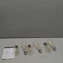 Edison Bulbs, E26 LED Bulb 60 watt Equivalent, Non-Dimmable, 2700K Warm White, ST58 Vintage Light Bulbs, 90+ CRI, E26 Medium Base, Clear Glass, 6 Pack