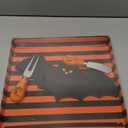 Gothic Bat Cheese Board - Mini Charcuterie Board with Knife Set - Small Cutting Board & Serving Tray for Halloween Decoration & Party Favor