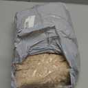 Disolla Toilet Rug U Shaped Beige 23x24 Machine Washable Non Slip Toilet Floor Mat Soft Plush Contour Rug for Bathroom Floor