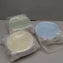 Honeydak 4 Pcs Ice Cream Ceramic Bowls 9 oz Waffle Ice Cream Cups Reusable Sundae Dessert Snack Containers for Summer Kid Adult Birthday Home Yogurt Soup Bar Christmas Party Supplies (green, blue, yellow, and pink)