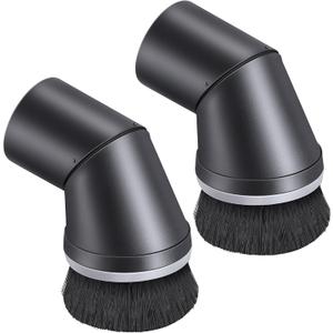 Feekoon Vacuum Cleaner Dust Brush Compatible with Miele C and S Series, 35mm SSP-10, 07132710, Rotating Replacement Dusting Brush for Vacuuming Sofas and Baseboards (2 Pack)