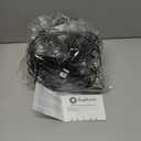 Brightown Outdoor String Lights, 50FT 25 G40 Bulbs Shatterproof Patio Lights, IP65 Waterproof Dimmable Hanging Connectable Globe LED Outdoor Lights for Backyard, Bistro, Porch, Deck, Balcony (Black)