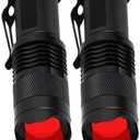 Red Light Flashlight, Single Mode Mini LED Flashlight for Astronomy, Aviation, Outdoor Activities, Night Observation