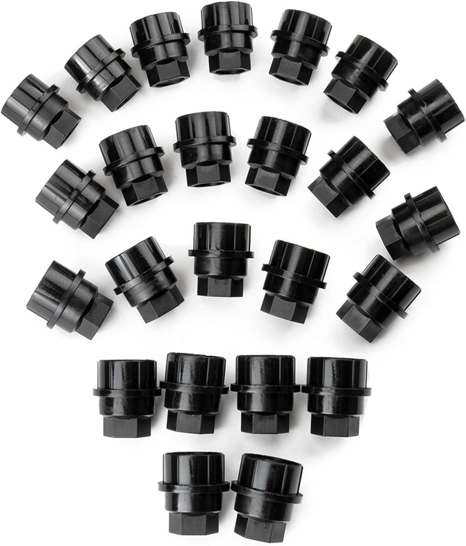 Wheel Lug Nut Covers Compatible with Chevy, GMC Replace# 15646250