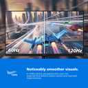 Philips 22E2N1100 22 inch Computer Monitor, Full HD 1920x1080 IPS Display, 120Hz Refresh Rate, 1ms MPRT, Adaptive-Sync, LowBlue Mode, Flicker-Free, HDMI & VGA