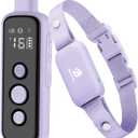 Bousnic Shock Collar for Dogs - Waterproof Rechargeable Dog Electric Training Collar with Remote for Small Medium Large Dogs with Beep, Vibration, Safe Shock Modes (8-120 Lbs) (Purple)