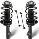 Front Struts Assembly Shock Absorber & Sway Bars End Links Compatible with 2004-2009 Mazda 3 (Excludes MazdaSpeed), Replace 172264 K80235 (4Pcs)