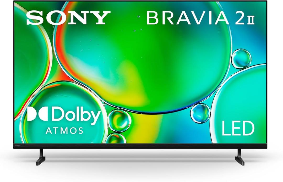 Sony BRAVIA 2 II 50 Inch 4K Ultra HD LED Smart TV with Google TV and Exclusive Features for PlayStation5 (K-50S20M2), 2025 Model