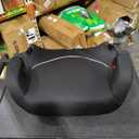 Diono Solana, No Latch, Single Backless Booster Car Seat, Lightweight, Machine Washable Covers, Cup Holders, Black