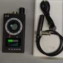 Hidden Camera Detectors, Anti Spy Camera Finder, GPS Tracker Detector, Hidden Devices Detector for Airbnb, Hotels, Bathroom, Home, Office (Black)