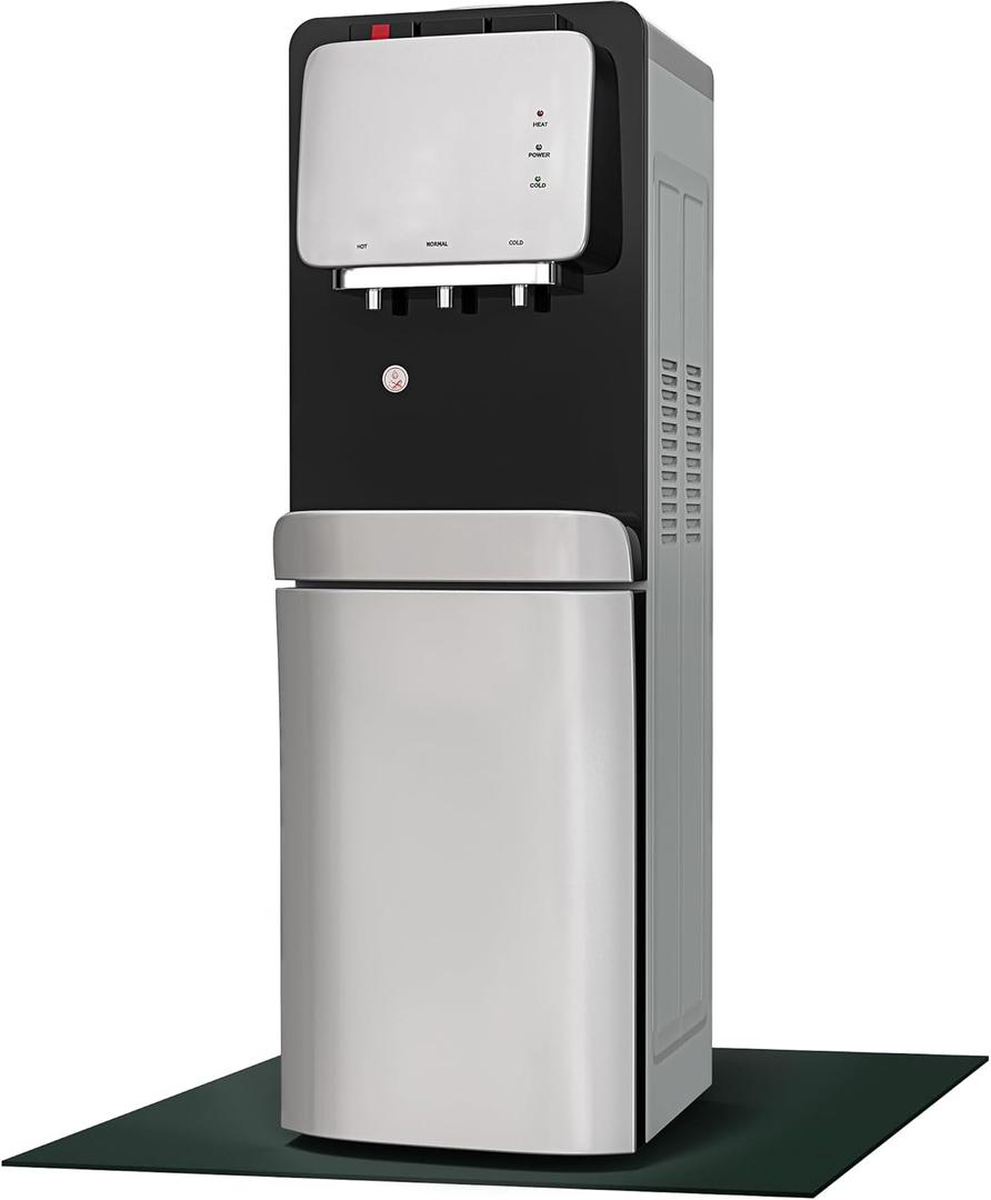 YITAHOME Top Loading Water Cooler Dispenser for 3-5 Gallon Bottles, 3 Temperature Settings Drink Water Dispenser, Hot & Cold Water Machine with Safety Lock for Home Office