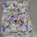 Girls Summer Floral Dresses A Line Halter and Ruched Ruffle Hem High Waist Spring Midi Dress Girls Purple Butterflies Dresses Size 10 for Teens (White)