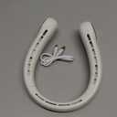 Portable Neck Fan with 6000mAh USB - Rechargeable Battery, Ultra-Light Bladeless Neck Fan LED Display, 360 Cooling Wearable Fan, 3 Speeds (White) (Grey)