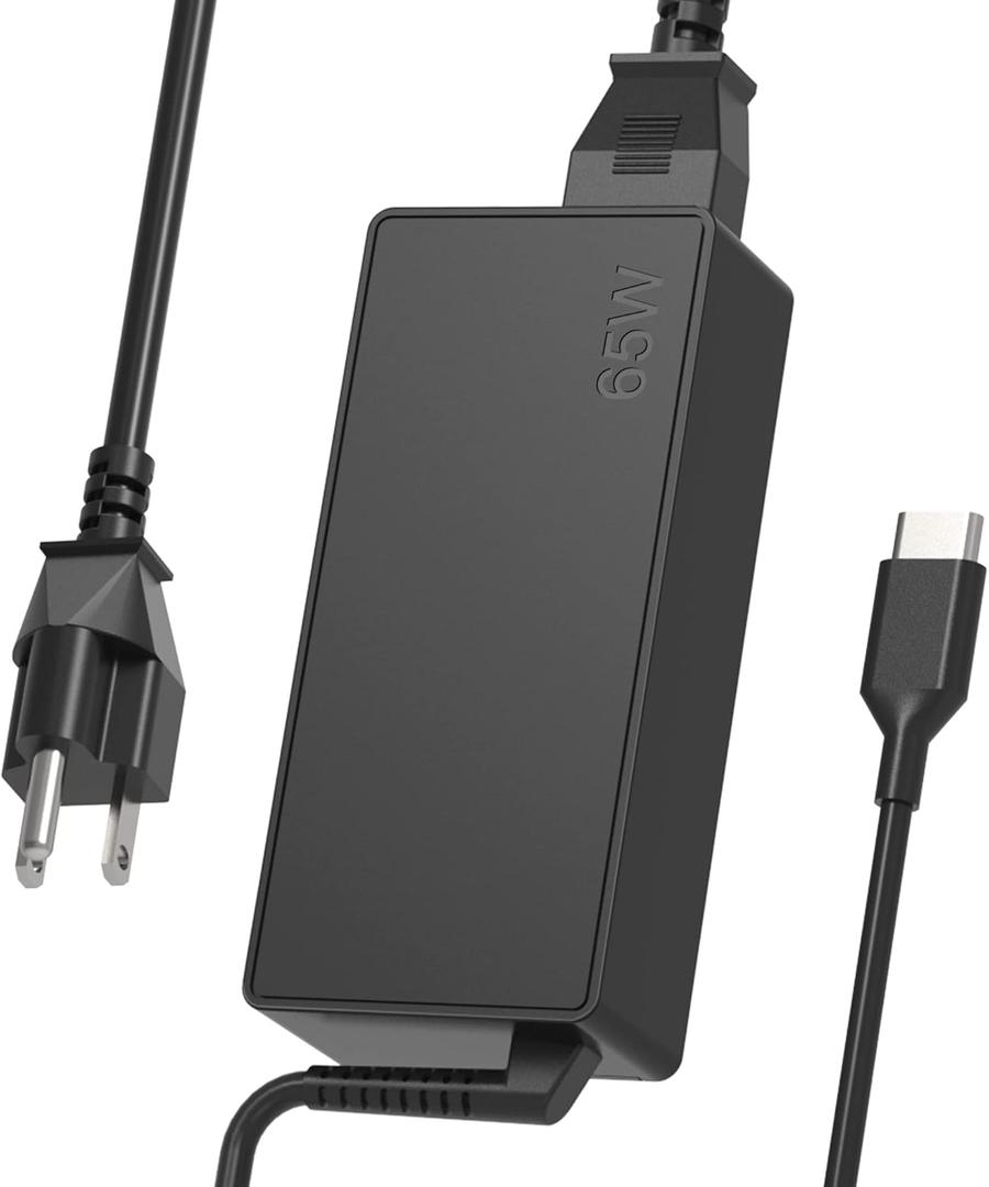 Universal USB Type C 65W 45W Laptop Charger Compatible with Lenovo Dell Hp Acer chromebook Asus Samsung Sony Computer Charger Fast Charging Type C AC Adapter Power Cord Supply