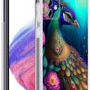 Galaxy A53 5G Case, Colorful Peacock Mandala Flowers Drop Protection Shockproof Case TPU Full Body Protective Scratch-Resistant Cover for Samsung Galaxy A53