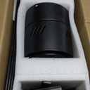 52 Ceiling Fans with Lights Remote Control: Black Flush Mount Ceiling Fan for Bedroom - Quiet Low Profile Ceiling Fan 6 Speed & LED Light (3 Blades-black)