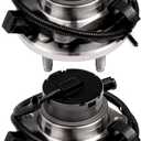 SCITOO Wheel Hub Bearing and Hub Assembly Fit for Ford Crown Victoria/for Lincoln Town Car/for Mercury Grand Marquis/for Marauder 2003-2005 Front Wheel Bearings with 5 Bolts 513196(Pack of 2)