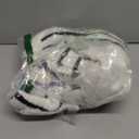 Zesica Womens Striped Summer Dresses Short Sleeve V Neck Knit Collared Sexy Slit Loose Maxi Sweater Dress S