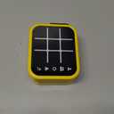 Rechargeable Tic Tac Toe Game Box with 5 Fun Brain Memory Games, Electronic Touchscreen Handheld Game, Portable Digital Puzzle Board Travel Toy, Gifts Choice for Kids and Adults(Yellow)