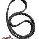 Rear Drive Belt 128T 1-1/8" Fit for Harley Davidson Sportster 883 1200 Fit for Buell M2 X1 S1 S2, Replace 40022-91 58-420 1204-0042 62-0945