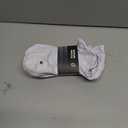 Hylaea Athletic Running Socks Cushion Padded Moisture Wicking Low Cut (X-Large, 3 Pairs White)