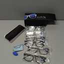 NOVIVON 6 Pack Reading Glasses with 6 Cases  Blue Light Blocking Readers for Women & Men, Computer eye glasses, Cheaters