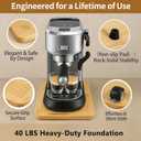 Bamboo Appliance Slider|16"D x 13"W Sliding Tray for Coffee Maker on Countertop|Heavy-Duty Coffee Pot Slider Tray & Kitchen Caddy for KitchenAid Mixer, Air Fryer