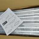 Land Guard 3 Pack 6×3×1ft Galvanized Metal Raised Garden Bed, Metal Planter Kit Box Outdoor for Deep-Rooted Vegetables, Flowers, Green and Herbs, Silver