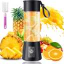 Personal Blender for Smoothies Shakes  New Upgrade 20000Rpm/Min Speed Portable Blender Cordless with 380Ml BAP Free Juice Cup, Easily Squeezed for Picnic/Sports