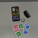 Goocrux (2in1 for Samsung Galaxy S21 Ultra Case Butterfly Women Girls Girly Pretty Phone Cover with Slide Camera Cover+Ring Holder Cute Colorful Rainbow Butterflies Design Cases for S21 Ultra 6.8''