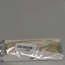 KAOYOO 2 Rows 2 Yards Crystal Rhinestone Chain Trim for Sewing Craft,DIY Decoration,4.0mm/0.16" (Golden)