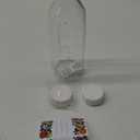 Syntic Square Liter Glass Milk Bottles with Airtight Lid - 100% Leak-Proof Heavy Duty Screw Cap, 32 Oz Glass Juice Bottles w Scale Mark, Reusable Jugs Pitcher for Homemade Juice(Extra 1 Lid and Pen)