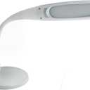 Stella Two Task Lamp, Adjustable Desk Lamp, Dimmable LED Light with Custom Color Temperature for Desk, Home Office, Bedroom, or Living Room, Modern Design for Work, Study, and Reading Needs (12W) (White)