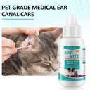 VOSIFSDIY Ear Mite Treatment for Dogs and Cats, Dog Ear Infection Treatment, Ear Mite Treatment for Dog Yeast Infection, 100% Natural Dogs Cats Ears Drops-2PCS