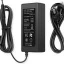 24V DC Power Supply 4A Universal AC Adapter, 100-240 50/60Hz Adapter to 24 Volts 4Amp Transformer, DC 24V Power Cord, 5.5mm x 2.5mm Plug