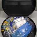 Snow-Chains Auto Fixing 1 Min Quick Fit Easy Installation Tire-Chains, Portable Reusable Universal Emergency Tire Traction Chain for Passenger Car, Pickup Trucks and SUV - Set of 2 (HKN-160)