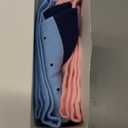 2 Pairs Bamboo Plus Size Compression Socks Wide Calf for Women and Men 15-20 mmHg Knee High Support Stockings for Circulation (4X-Large, L3- Dots Blue/Pink)