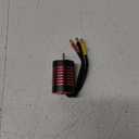Brushless Motor RC Brushless Motor 2838 Brushless Motor, 4 Poles RC Brushless Motor 2838 Brushless Motor for 1/14 1/16 RC Car Part Black Red Propellers (4400KV)