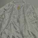 Bridesmaid Robes for Wedding Bridal Party Women Short Solid Color Silky Satin Robe Kimono with Gold Glitters XL