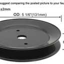 q&p Garden Tractor Spindle Pulley Replaces 129861 153535 | Replaces 129861 153535 173436 177865 532173436 532129861 532153535, Fits 42" Deck Models