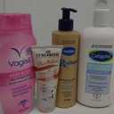 1. Vaseline Radiant X Even Tone Nourishing Body Lotion With 1% Niacinamide, Coconut Oil, Vitamin C, & Peptides 11 oz.  2.Vagisil Odor Block Daily Intimate Wash, 12 fl oz.    3. CURLSMITH - Hair Makeup - Vegan Temporary Hair Color and Styling Gel (Cop