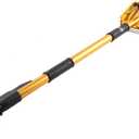 10 inch Drywall Flat Finishing Box with Extension Handle Adjustable Height 40''-64'', Aluminum Drywall Flat Finishing Box Tool Finishing Mud Box for Plasterboard Wallboard Sheetrock