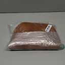 ADRIMER Placemats, Heat Resistant Oval Placemats Set of 8 Washable 12 x 17 Inch, Waterproof Table Mats, Wipeable Pu Place Mats for Kitchen, Dining Room, Turmeric Brown