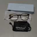 Gaoye Blue Light Blocking Glasses, Retro Round Eyewear Frame Anti Eyestrain Computer Glasses for Women Men (Tea Leopard/Transparent Lens)