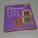 1-4 Players Shut The Box Dice Game, Traditional Wooden Pub Bar Board Game, Family Classics Tabletop Version Games for Classroom, Party, or Pub