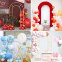 U-Shaped Arch Backdrop Stand with Backdrop Cover, 7.2FT Balloon Arch Stand, 4.2"W x 7.2"H