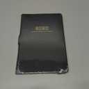 2026 Planner - Planner 2026, 12-Months 2026 Planner Weekly and Monthly, Jan. 2026 - Dec. 2026, 5.75" x 8.25", Saffiano Leather with Thick Paper, Back Pocket with Notes Pages (Dark Black C)