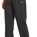 baleaf Men's Sweatpants Casual Lounge Cotton Pajama Yoga Pants Open Bottom Straight Leg Male Sweat Pants with Pockets (X-Large)
