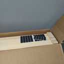 YOCAN Paint-Free Wooden Freestanding Dog Gate, Pet Gate for Indoor Use, Dog Fence for Doorways, Stairs & House, Step-Over Design, Easy to Install-8 Panel 23"